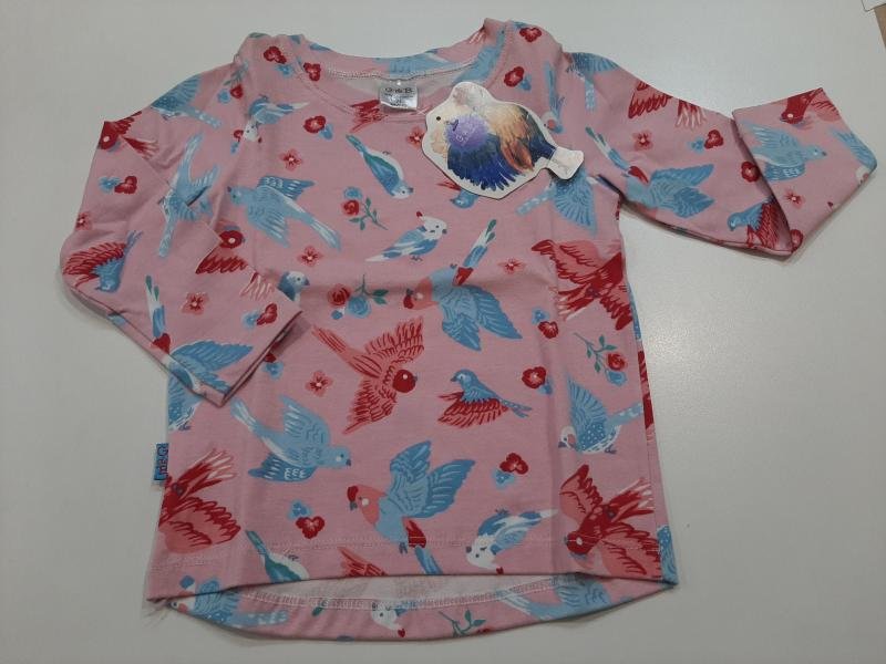 REMERA M/L DE MODAL ESTAMPADO CON LOGO BORDADO++