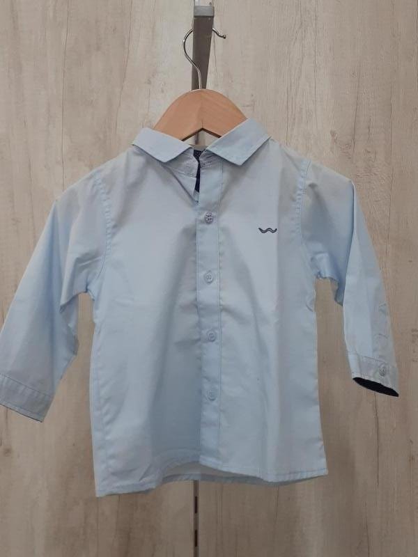 CAMISA POPLIN B.B ML COLOR CLASICA