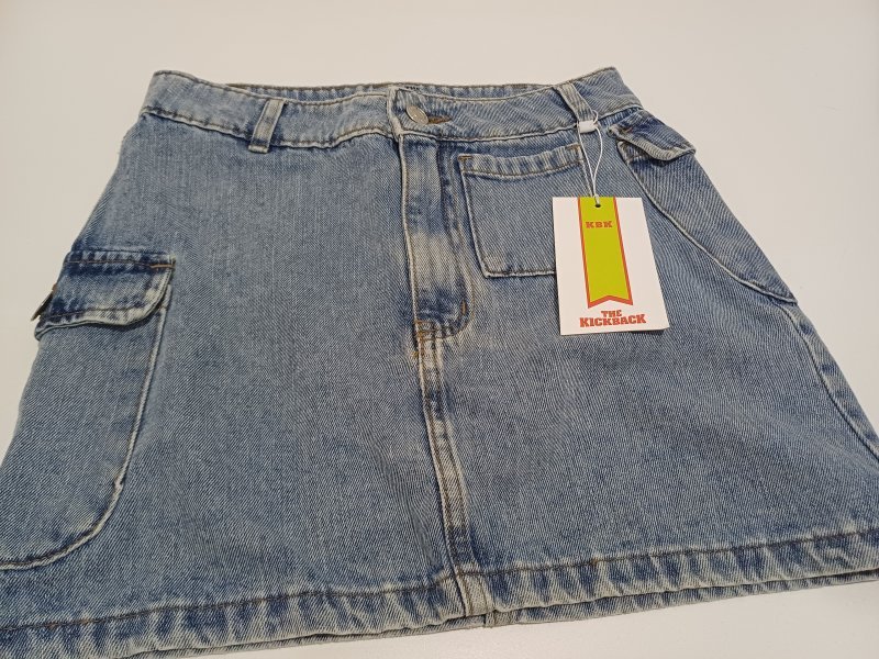 POLLERA JEAN CARGO T.14