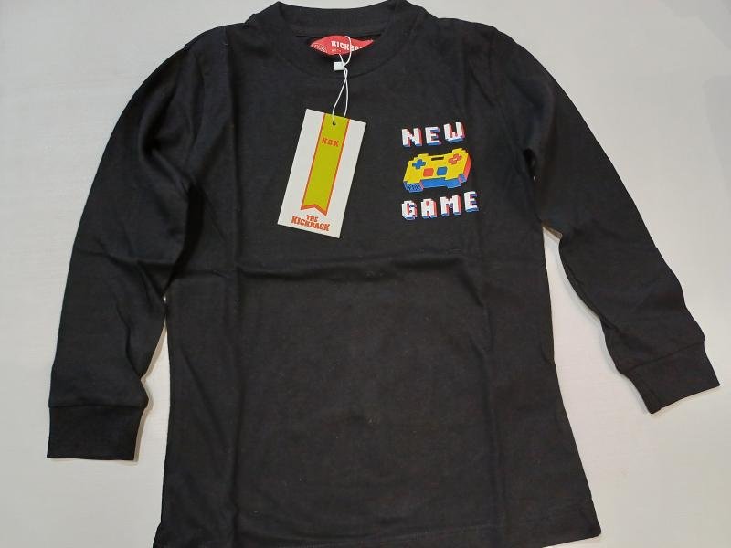 REMERA M/L GAME NEGRA T.04