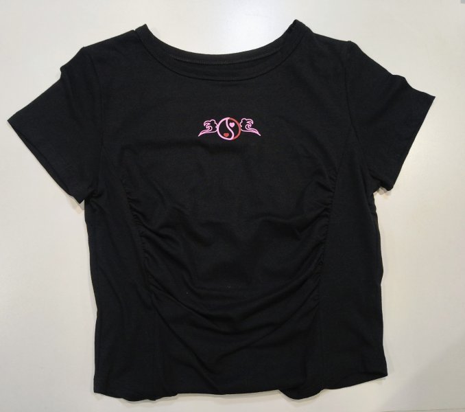 REMERA MIRMO NEGRO T14