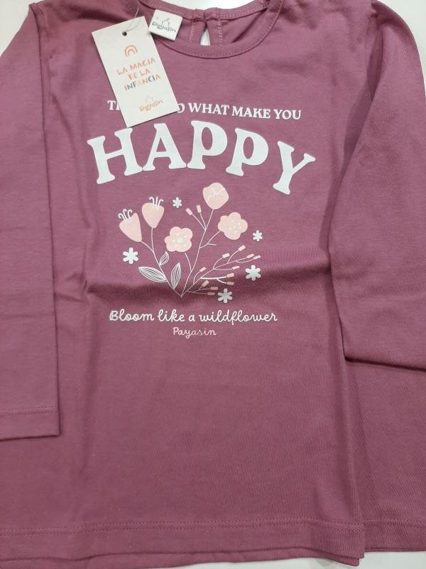 REMERA ML-HAPPY MORADO T.XXXL