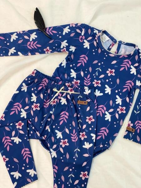 CONJUNTO BODY/LEGGING FRESIA AZUL T.XXL