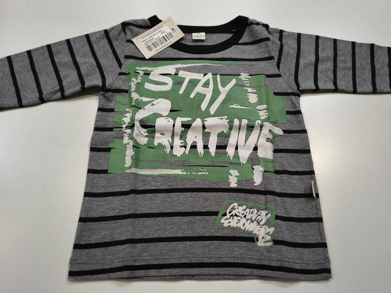 REMERA M/L JERSEY RAYADA VARON T.2