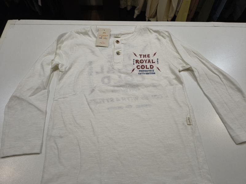 REMERA M/L FLAME ROYAL VARON T.06