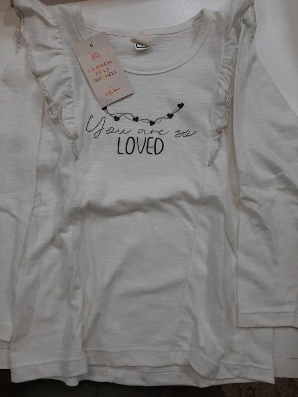 REMERA M/L FLAME VOLADO NENA T.04