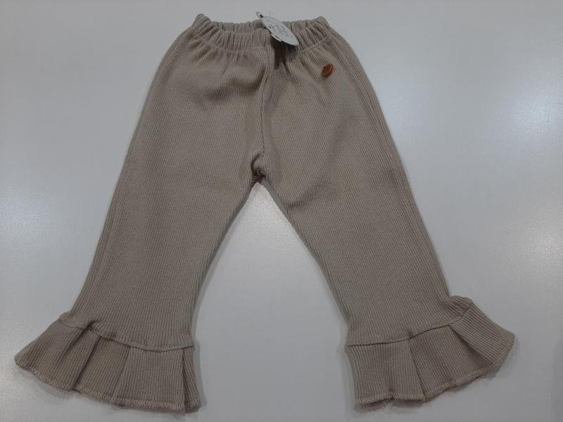 LEGGINS BRISA DE MORLEY LISO CON VOLADO 12M