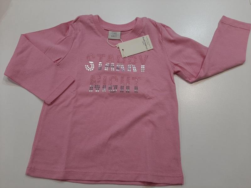 REMERA M/L ROSA CLARO T.03