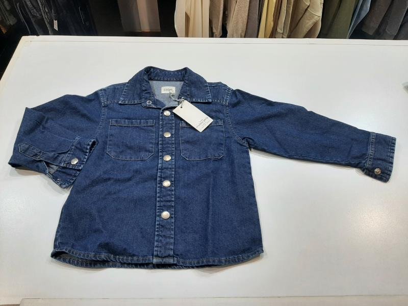 CAMISA DE BEBE JEANS HOMBRO T.04