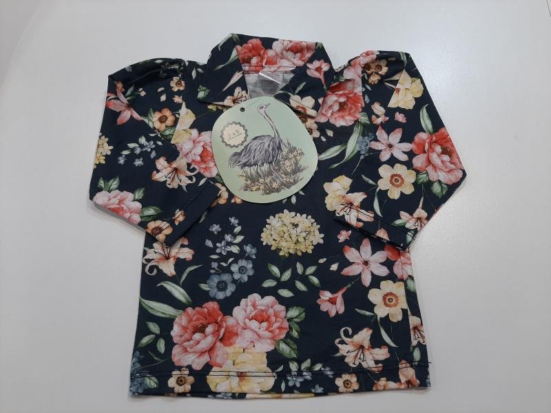 CHOMBA LUPINOS M/L EN JERSEY ESTAMPADA BEBA T.9.M