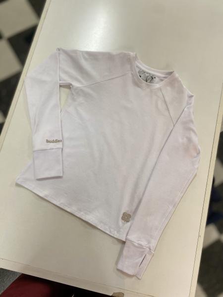 REMERA GWEN M/L BLANCA T.14