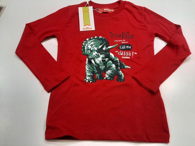 REMERA M/L NICO ROJO T.06