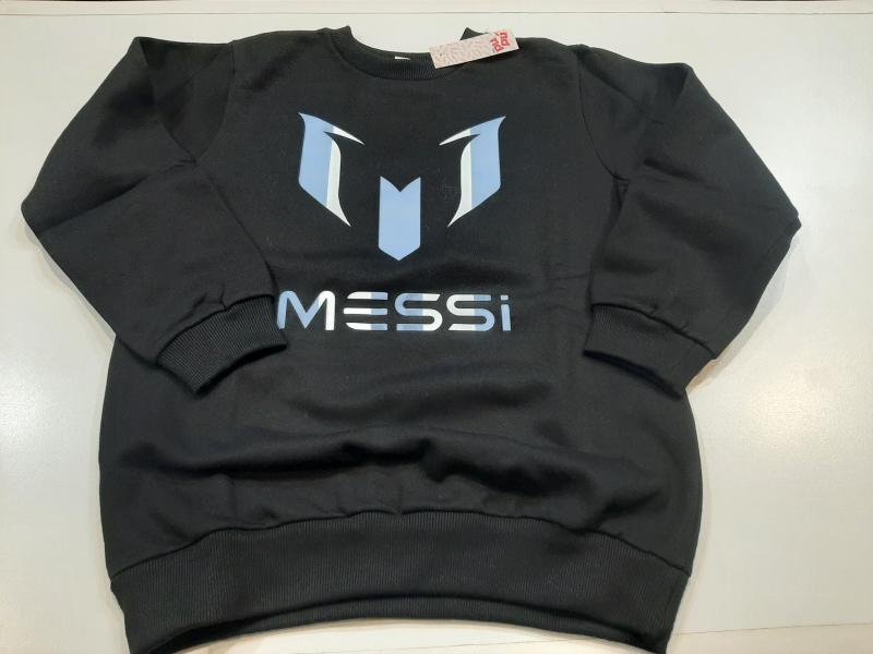 BUZO FRISA MESSI CEL NEGRO  T.08