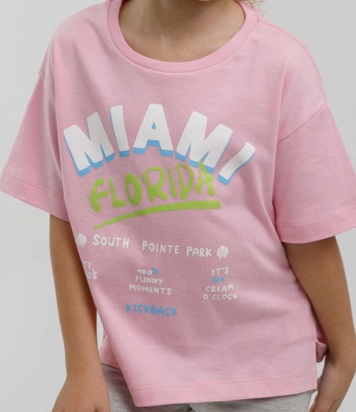 REMERA MIAMI ROSA T:04