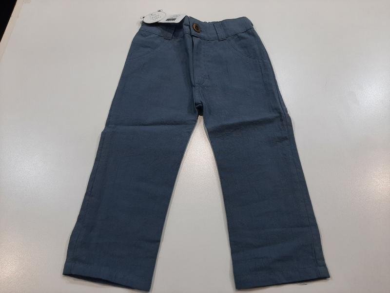 PANTALON MATE AZUL BEBE T.18.M