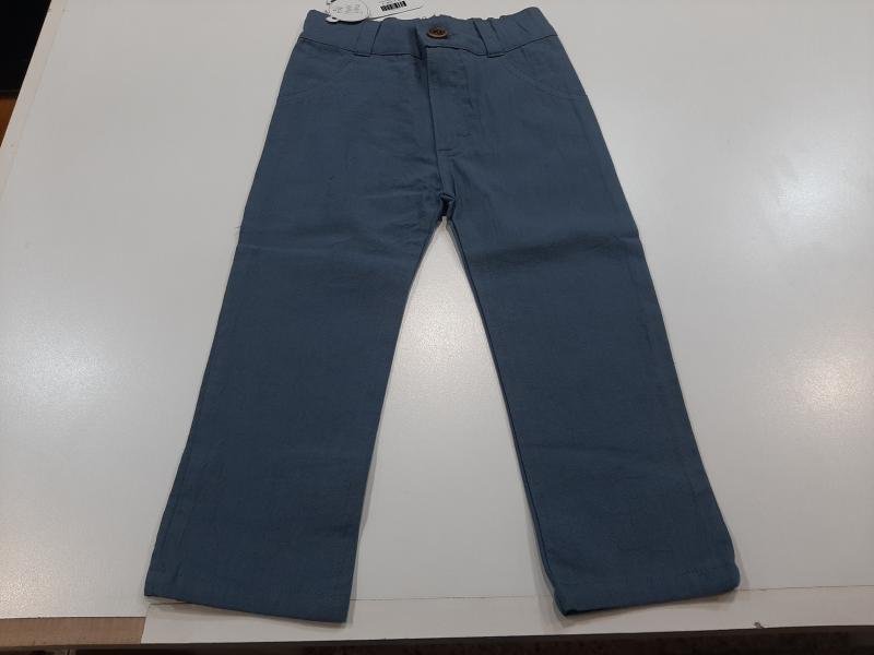 PANTALON MATE AZUL BEBE T.24.M