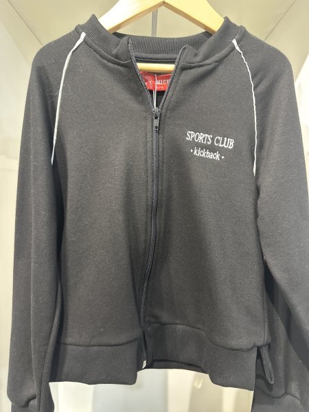 CAMPERA DE ALGODON RUSTICA SPORTS NEGRA T.8
