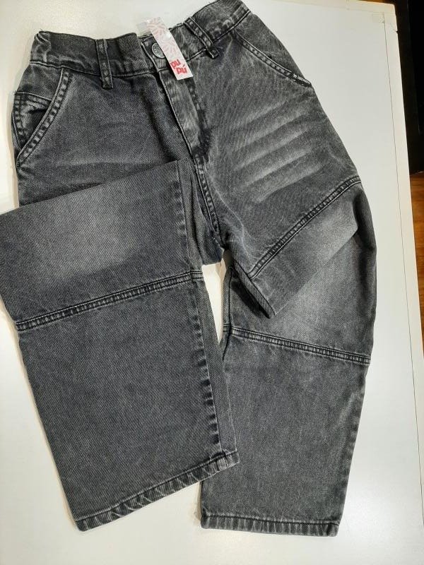 JEAN RELAXED BAGGY CON RECORES T.08