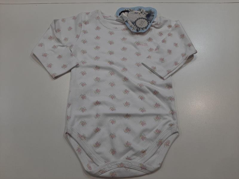BODY TANGARA BONITO M LARGAS ESTAMPADO ROSA T.12M