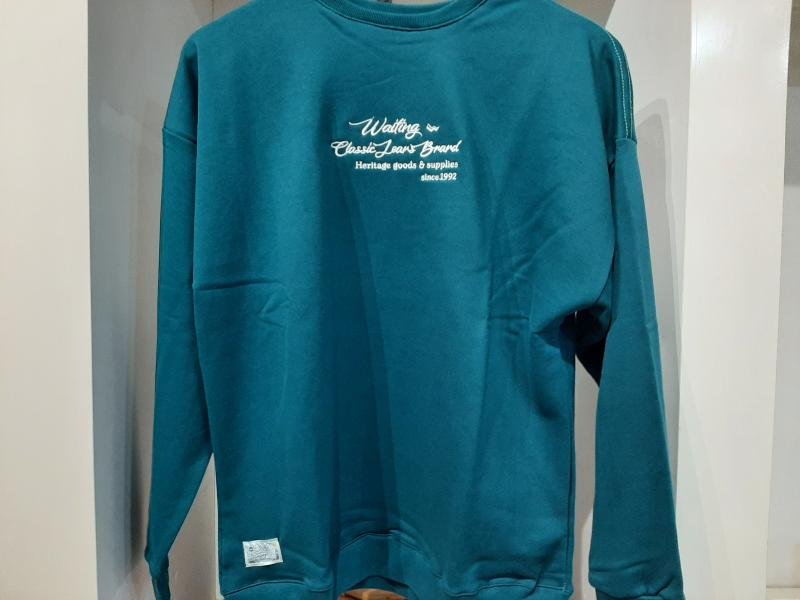 BUZO C RED RUSTICO OVERSIZE T.16 VERDE