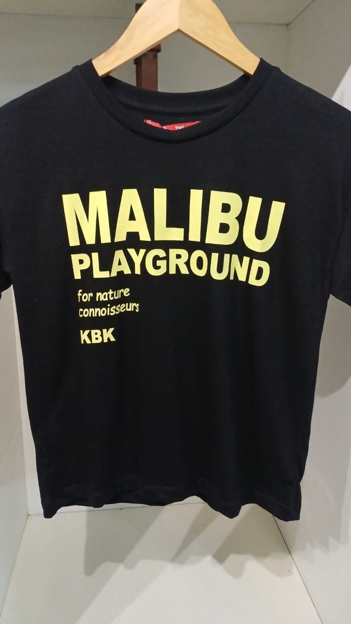 REMERA MALIBU NEGRO T.10