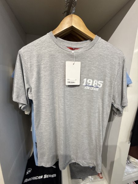 REMERA ENZO MELANGE CLARO T.14