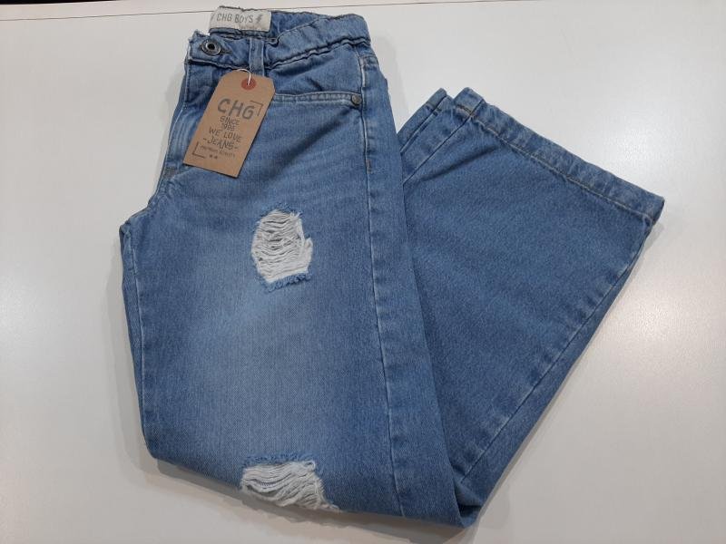 PANTALON DENIM RECTO JEAN WIDE T.8