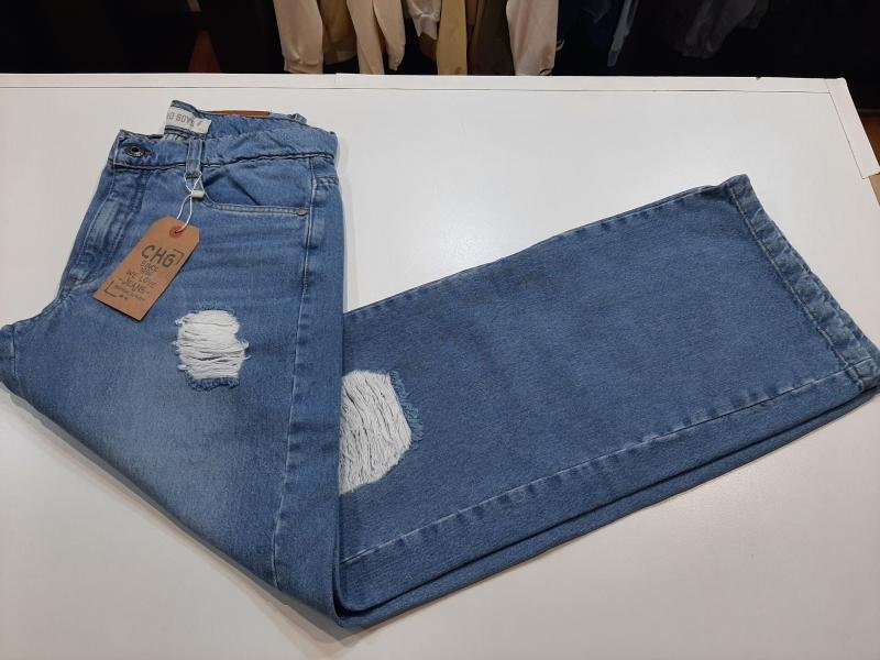 PANTALON DENIM RECTO JEAN WIDE T.14
