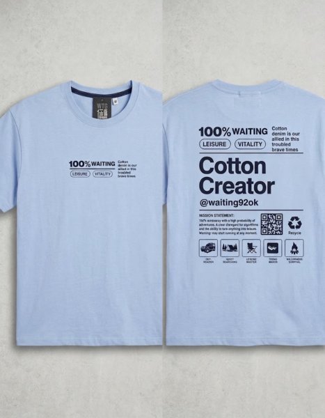 REMERA M/C. OVERSIZE ESPALDA T.10