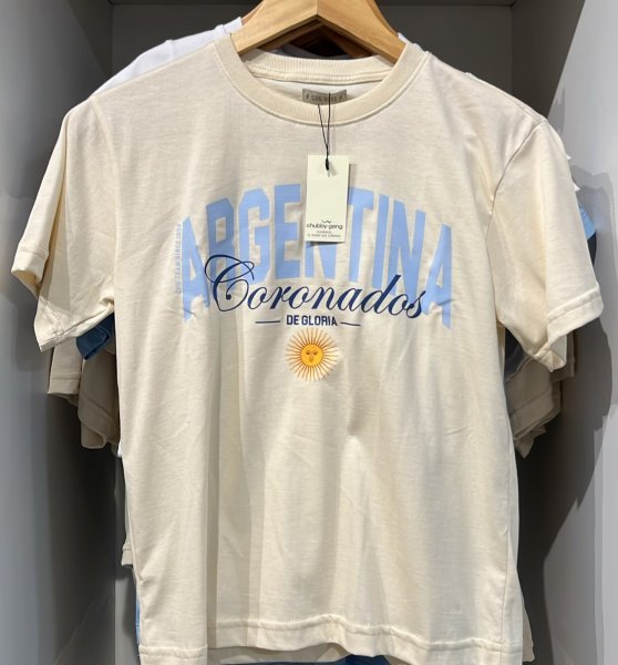 REMERA BOY CORONADOS SOL CRUDO T.10