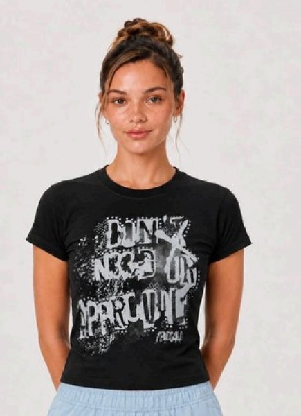 REMERA ANTHEM NEGRA T.16
