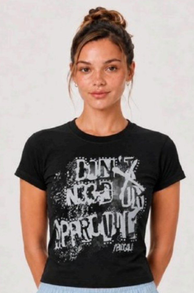 REMERA ANTHEM NEGRA T.18