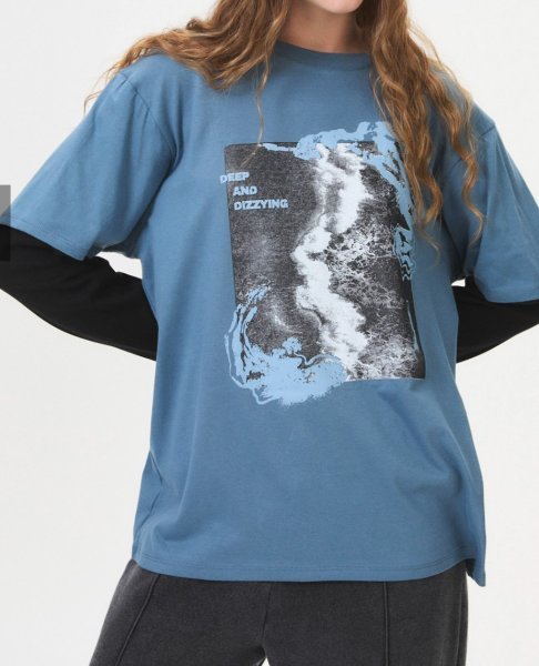 REMERA HOPPER AZUL T.16