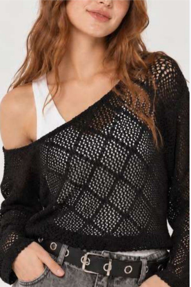 SWEATER VALLEY NEGRO T.M