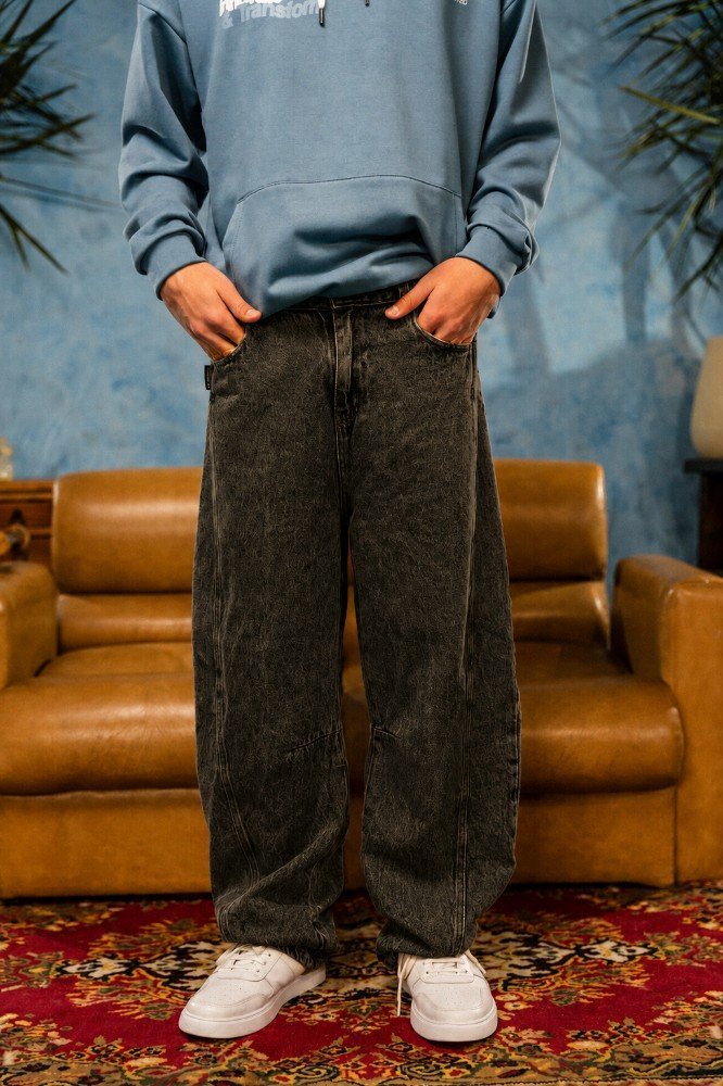 PANT JEAN BALLON CON RECORTE T.12